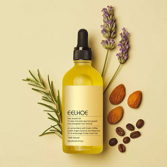 Natural castor oil rosemary oil coconut oil 3 in 1 hair growth hair care oil